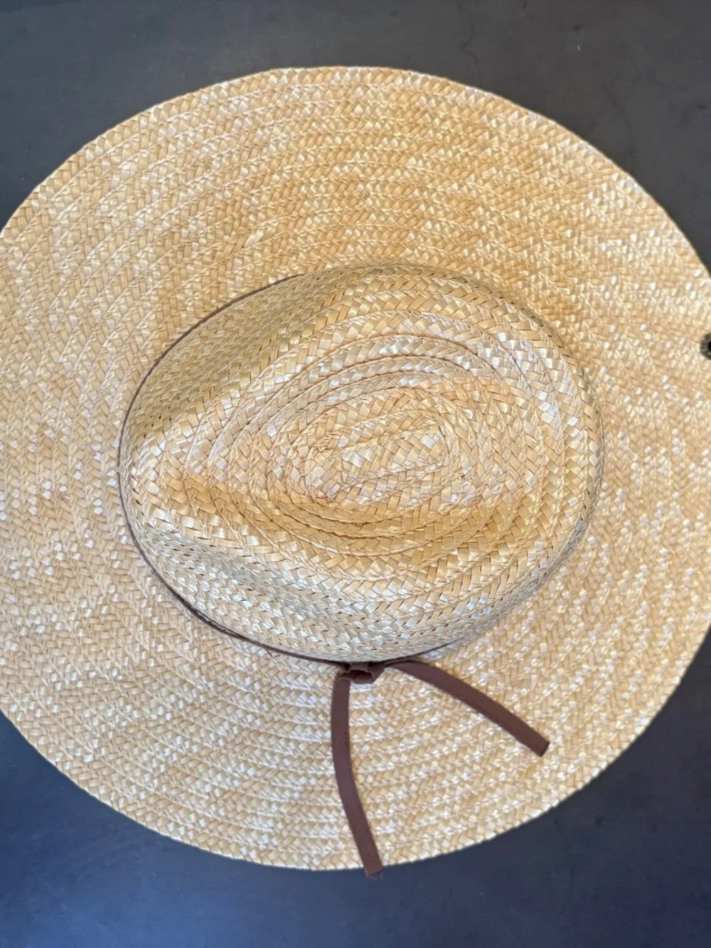 NWT Peter Grimm “Bruner” Straw Hat - Natural - One Size - UV Protection